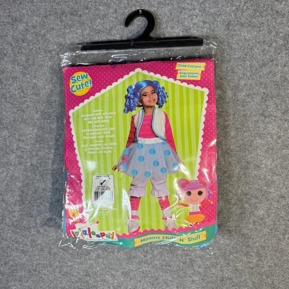 Lalaloopsy Mittens Fluff N Stuff Costume Child Small 4-6 Halloween Cosplay‎